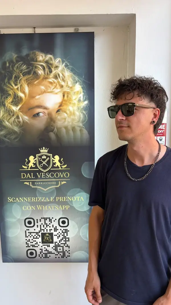 Cliente del salone Dal Vescovo Parrucchieri