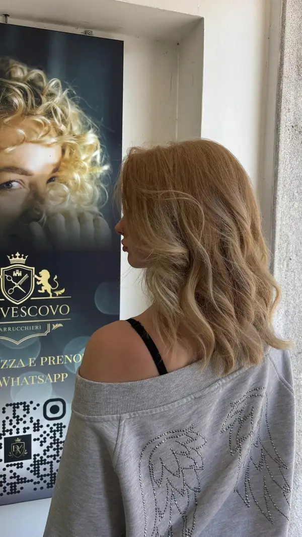 Colore e balayage realizzati in salone
